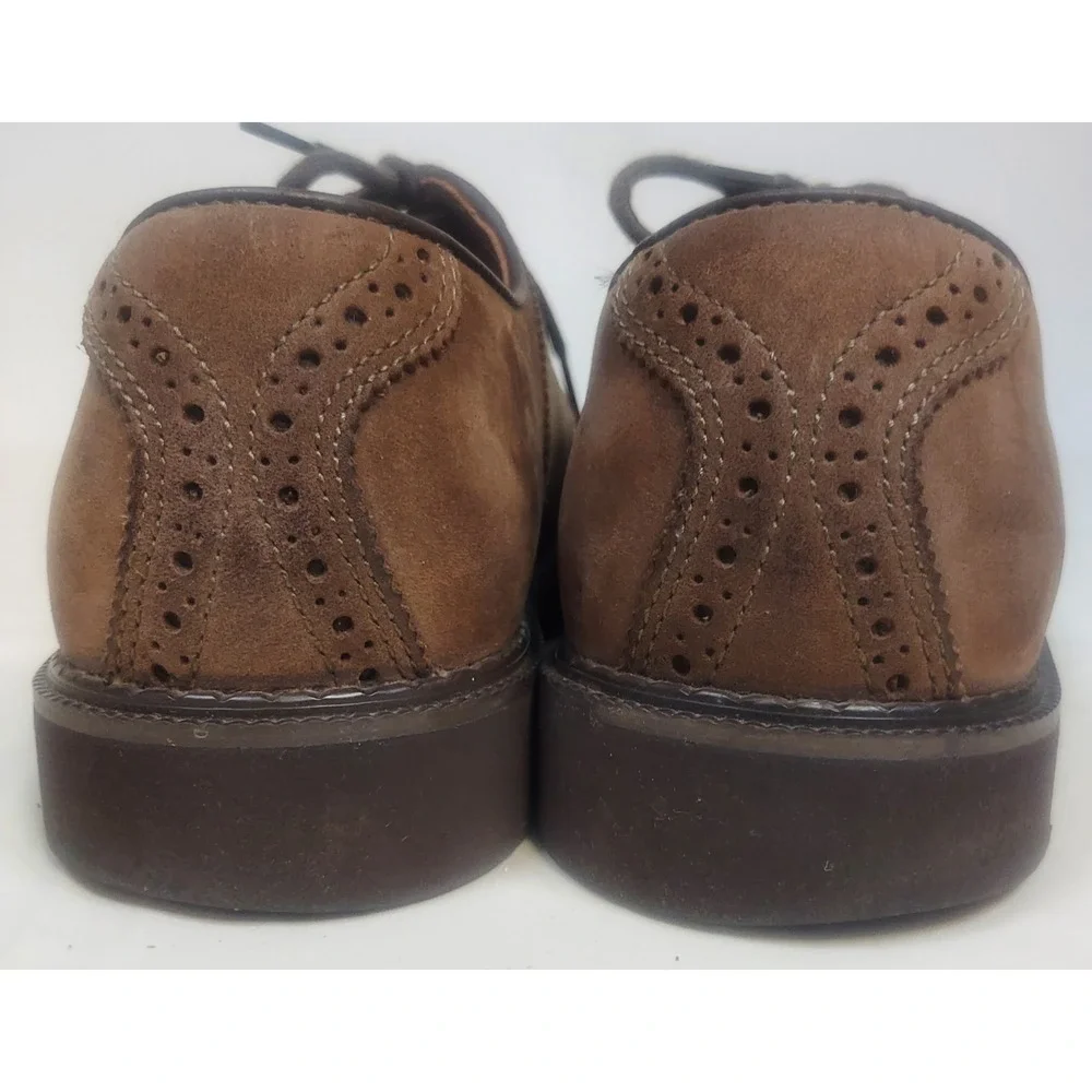 Rockport Saddle Shoes Leather Oxfords Brogue Dress Casual Brown Size‎ 8M
